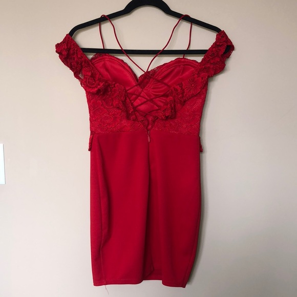 Red FashionNova Dress - Picture 5 of 5